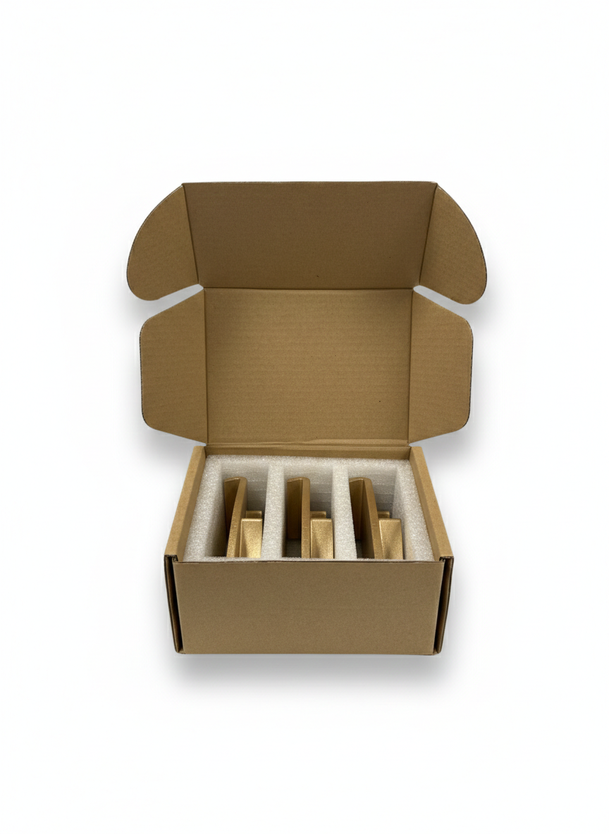 HTC Schleifsegmente im 3er-Set in geöffneter Verpackung für Beton und Estrich