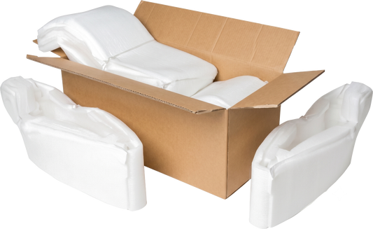 Endlos Dustbag 4×23 m, 53 µm – Endlossack passend für Longopac Mini, 4er-Pack im Karton