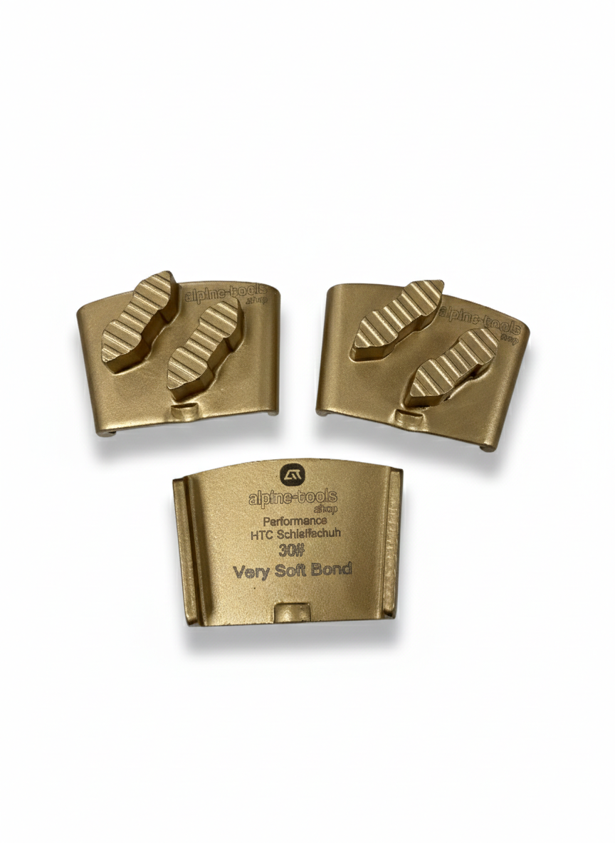 Diamant-Schleifsegmente K30 für HTC zum Entfernen von Farbresten und Kleberresten auf Beton und Estrich