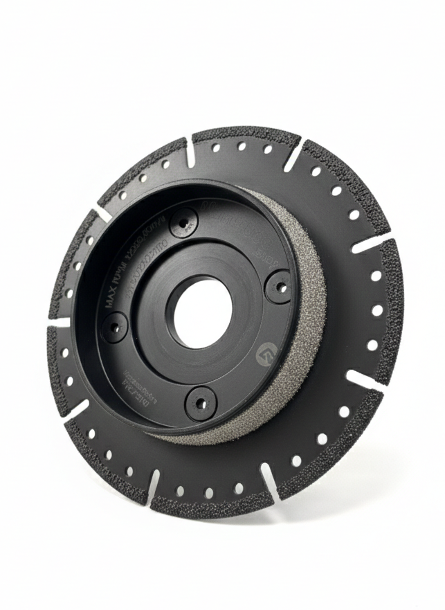 Kombinierte Diamant-Trennscheibe und Schleifscheibe für PVC und Feinsteinzeug – alpine-tools.shop